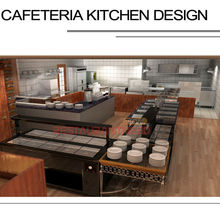 Projecto personalizado Shinelong Design de cozinha para cafeteria